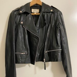Mango Leather Jacket